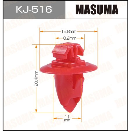 Retainer clip Masuma plastic, KJ-516