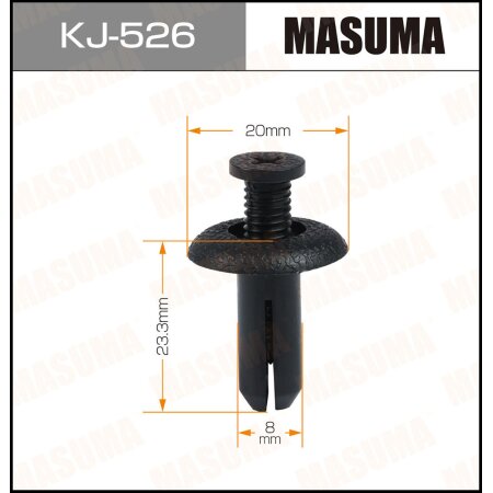 Retainer clip Masuma plastic, KJ-526