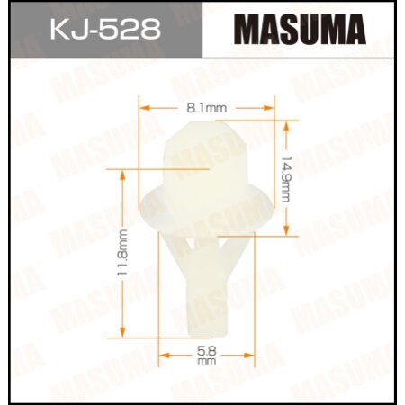 Retainer clip Masuma plastic, KJ-528