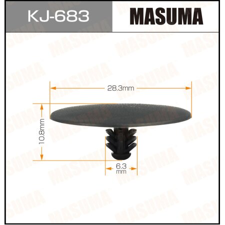 Retainer clip Masuma plastic, KJ-683