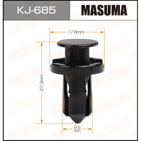 Retainer clip Masuma plastic, KJ-685