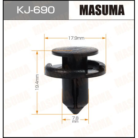 Retainer clip Masuma plastic, KJ-690