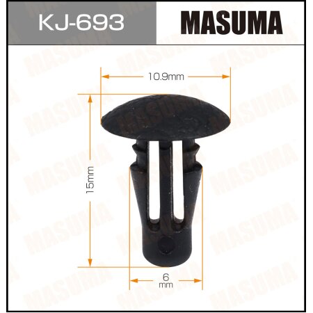 Retainer clip Masuma plastic, KJ-693