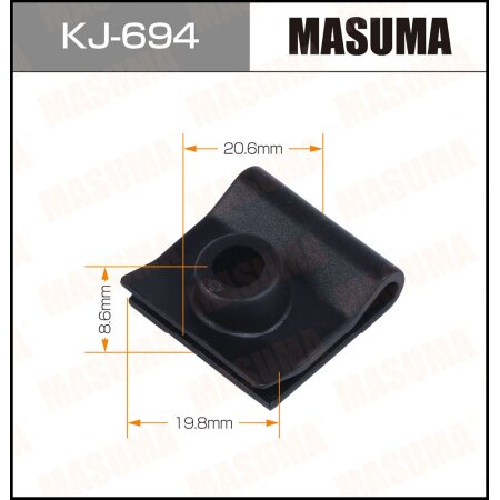 Retainer clip Masuma plastic, KJ-694