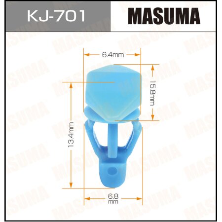 Retainer clip Masuma plastic, KJ-701