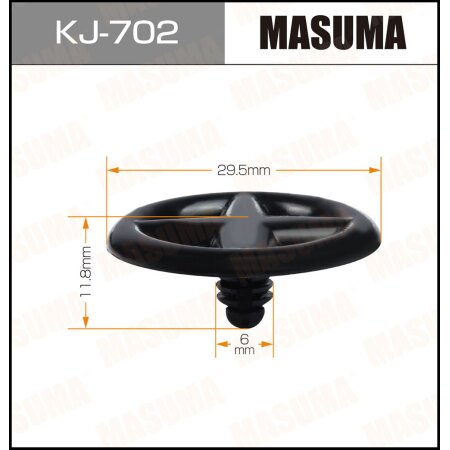 Retainer clip Masuma plastic, KJ-702