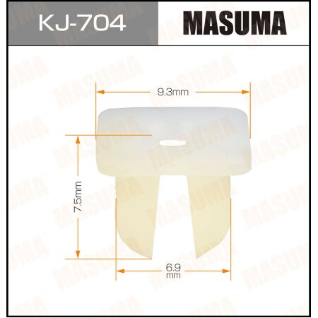 Retainer clip Masuma plastic, KJ-704