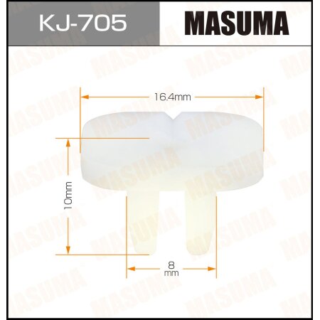 Retainer clip Masuma plastic, KJ-705