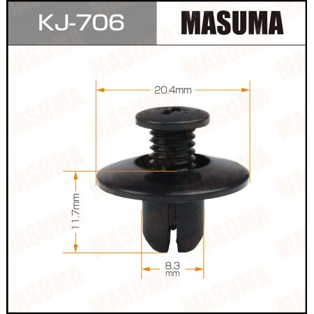 Retainer clip Masuma plastic, KJ-706