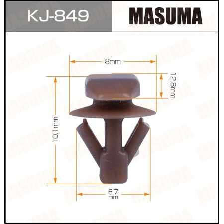 Retainer clip Masuma plastic, KJ-849