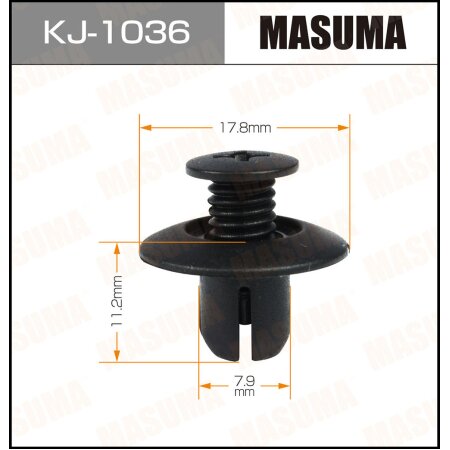 Retainer clip Masuma plastic, KJ-1036