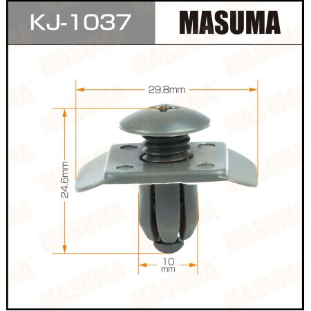 Retainer clip Masuma plastic, KJ-1037