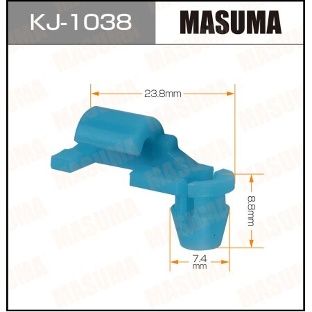 Retainer clip Masuma plastic, KJ-1038