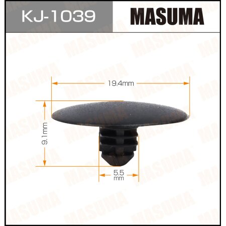 Retainer clip Masuma plastic, KJ-1039