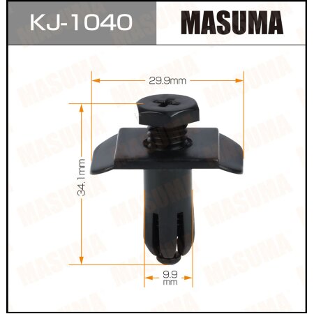 Retainer clip Masuma plastic, KJ-1040