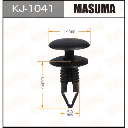 Retainer clip Masuma plastic, KJ-1041