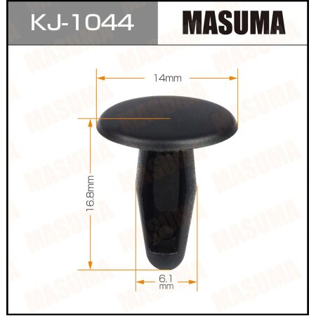 Retainer clip Masuma plastic, KJ-1044