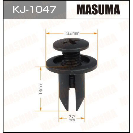 Retainer clip Masuma plastic, KJ-1047