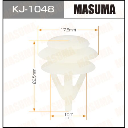 Retainer clip Masuma plastic, KJ-1048