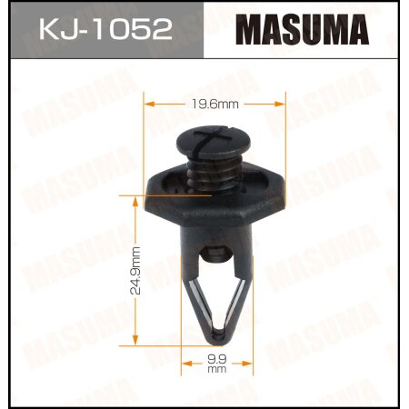 Retainer clip Masuma plastic, KJ-1052