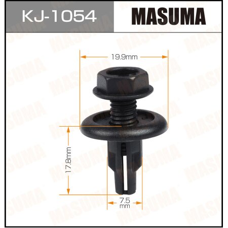 Retainer clip Masuma plastic, KJ-1054
