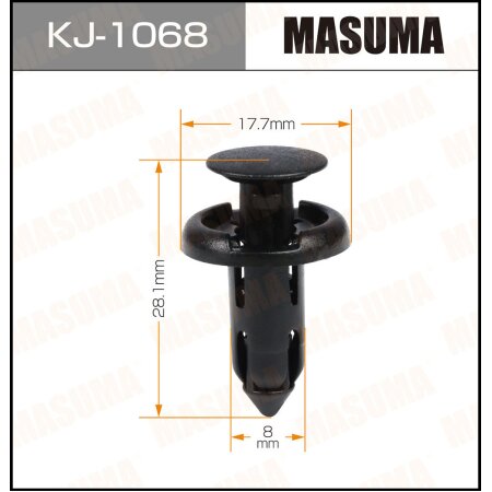 Retainer clip Masuma plastic, KJ-1068