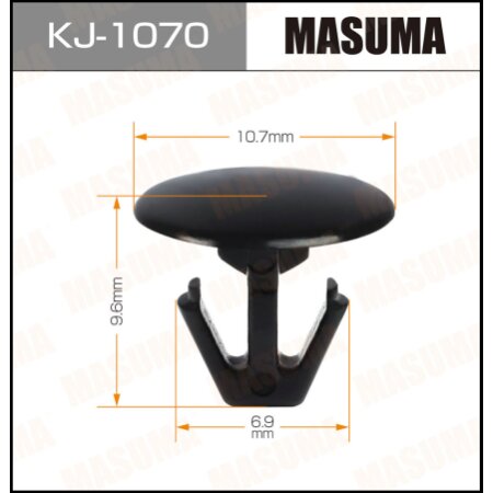 Retainer clip Masuma plastic, KJ-1070