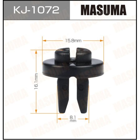 Retainer clip Masuma plastic, KJ-1072