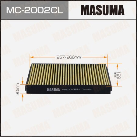 Cabin air filter Masuma charcoal, MC-2002CL