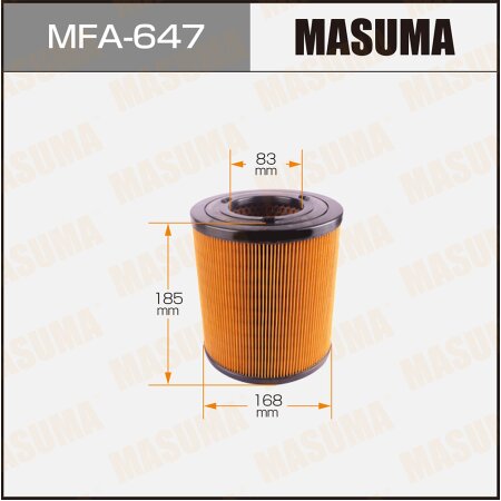 Air filter Masuma, MFA-647