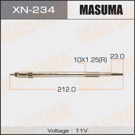 Glow plug Masuma, XN-234