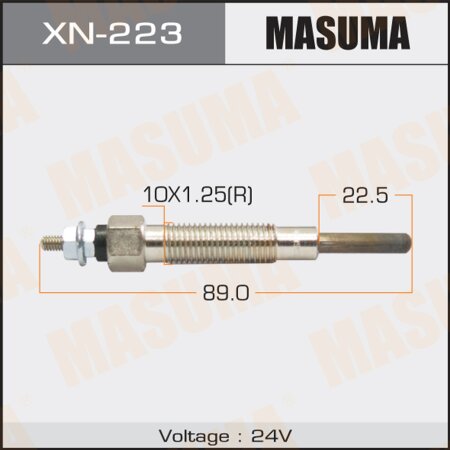 Glow plug Masuma, XN-223