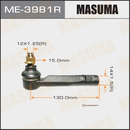 Tie rod end Masuma, ME-3981R