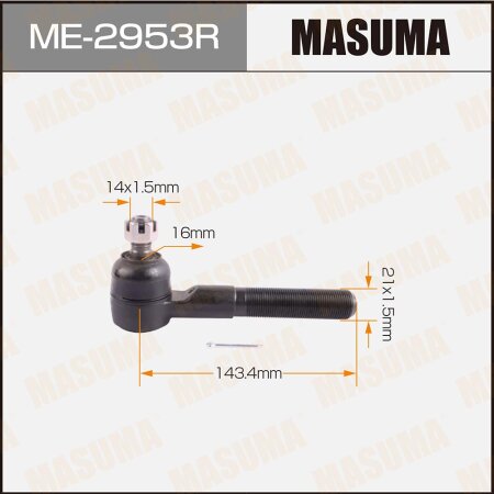 Tie rod end Masuma, ME-2953R