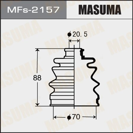 CV Joint boot Masuma (silicone), MFs-2157