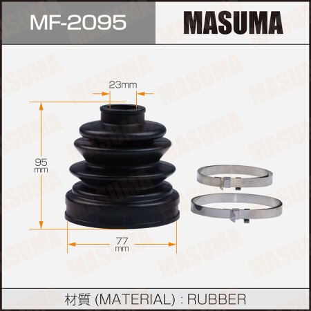 CV Joint boot Masuma (rubber), MF-2095
