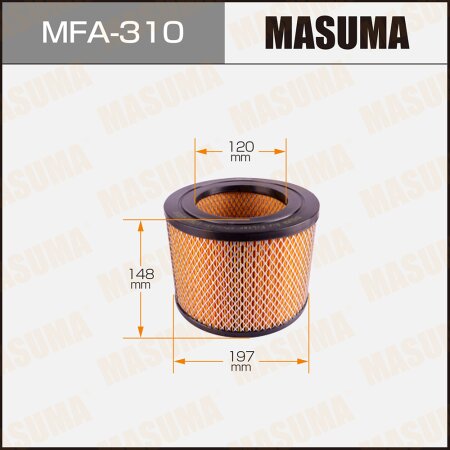 Air filter Masuma, MFA-310