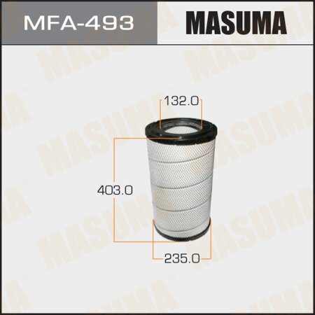 Air filter Masuma, MFA-493