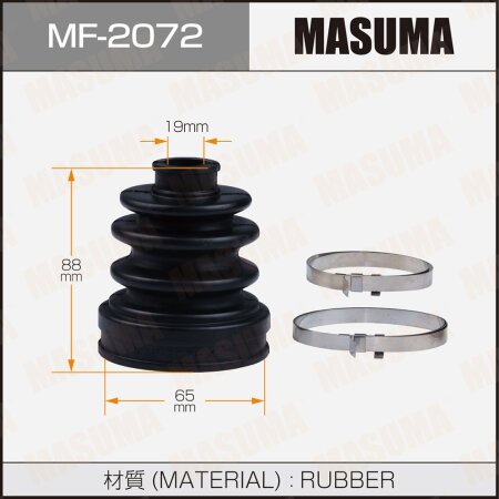 CV Joint boot Masuma (rubber), MF-2072