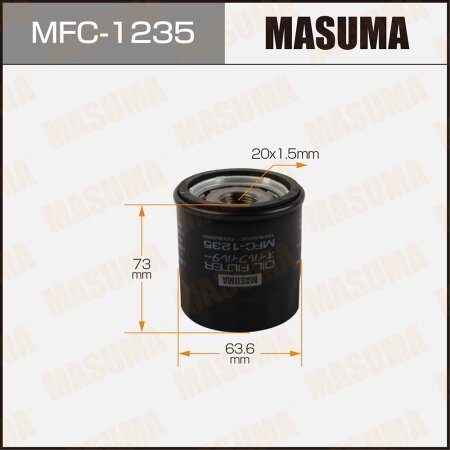 Oil filter Masuma, MFC-1235