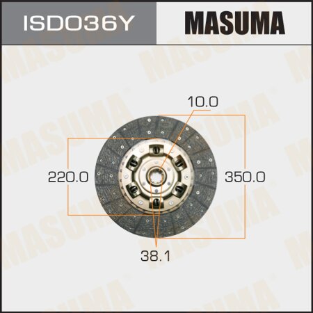 Clutch disc Masuma, ISD036Y