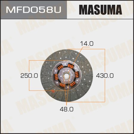 Clutch disc Masuma, MFD058U