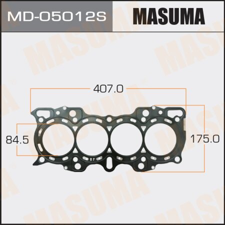 3-layer head gasket (metal-elastomer) Masuma, thickness 0,70mm, MD-05012S