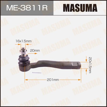 Tie rod end Masuma, ME-3811R