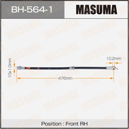 Brake hose Masuma, BH-564-1