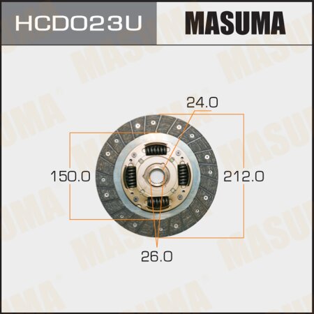 Clutch disc Masuma, HCD023U