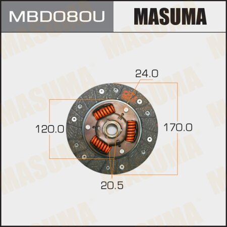 Clutch disc Masuma, MBD080U