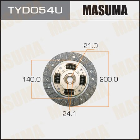 Clutch disc Masuma, TYD054U