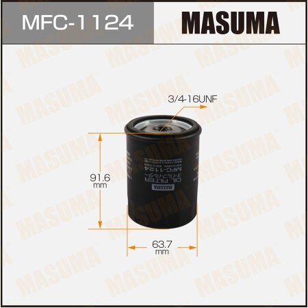 Oil filter Masuma, MFC-1124