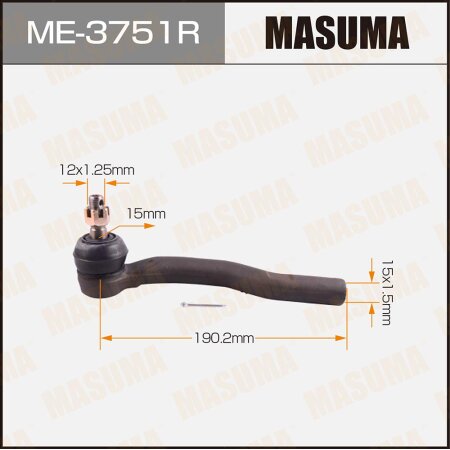 Tie rod end Masuma, ME-3751R